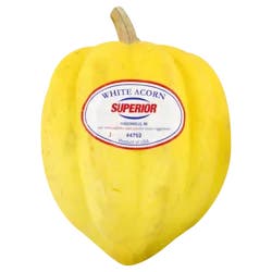 Case White Acorn Squash