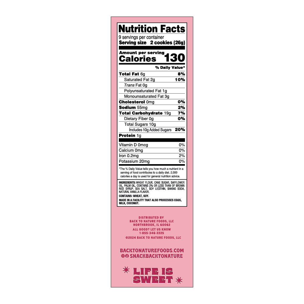 slide 4 of 4, Back to Nature® Golden Creme Sandwich Cookies, 8.25 oz