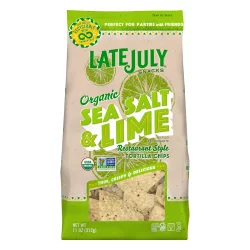 Late July Sea Salt & Lime Restaurant Style Tortilla Chips