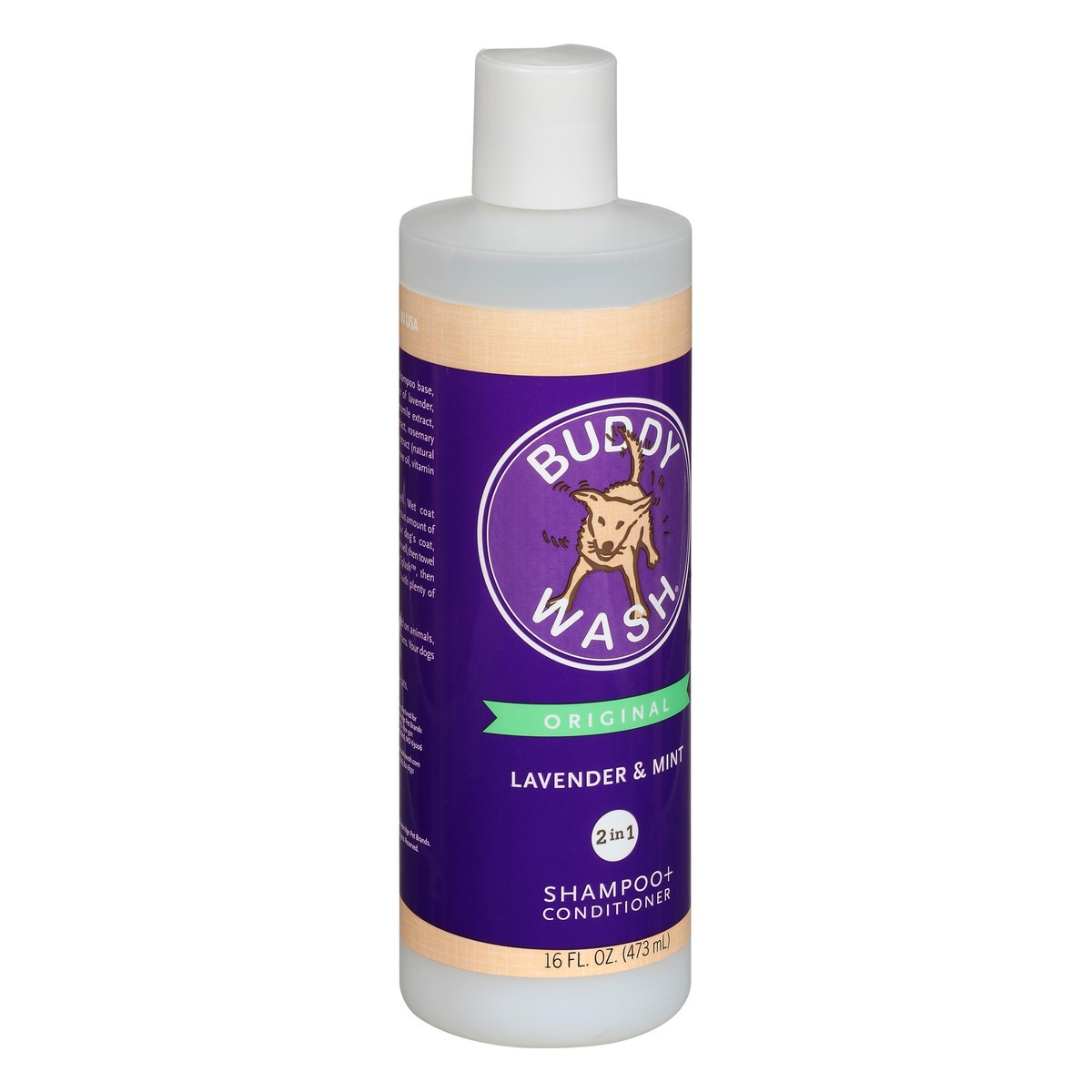 slide 4 of 9, Buddy Grooming Wash 2 in 1 Dog Shampoo, Lavender & Mint, 16 oz. Bottle, 16 oz