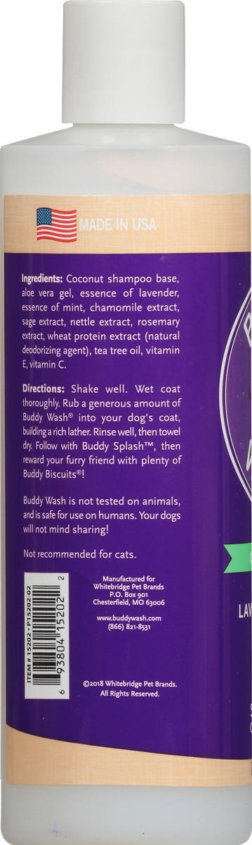 slide 7 of 9, Buddy Grooming Wash 2 in 1 Dog Shampoo, Lavender & Mint, 16 oz. Bottle, 16 oz