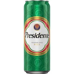 Presidente - Import Pilsener Style Beer, 25 fl. oz. Can, 5% ABV