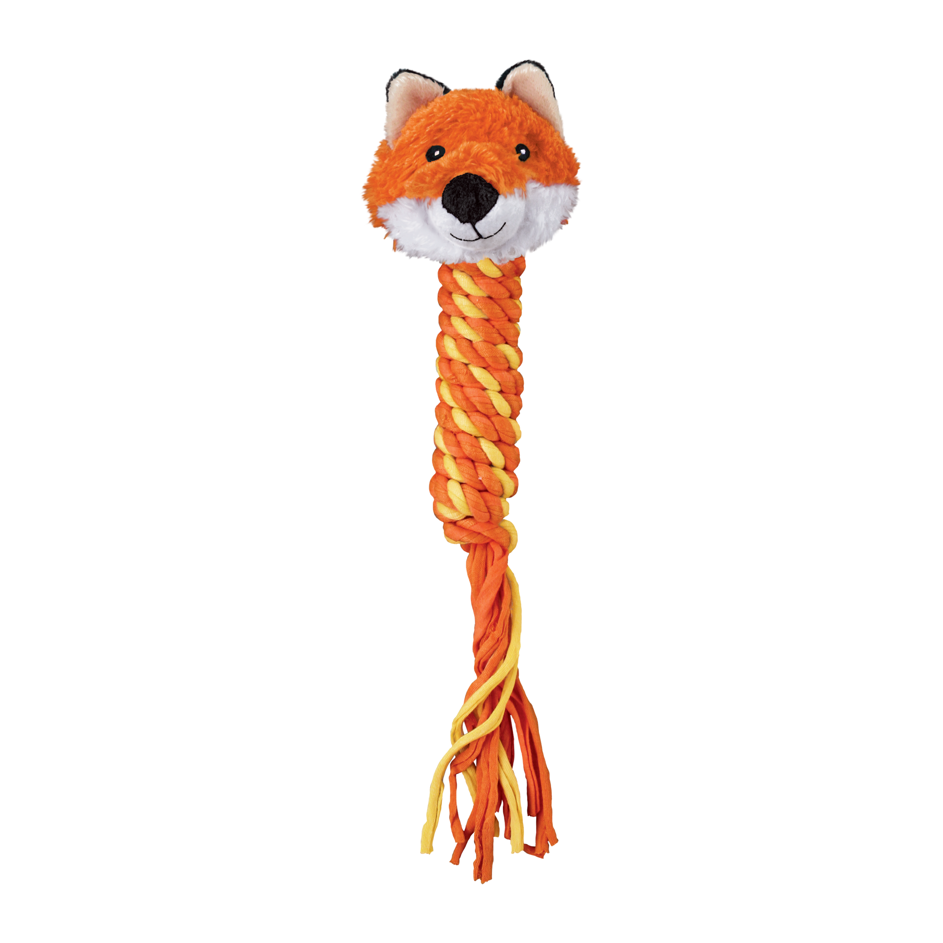 slide 1 of 4, KONG Winder Medium Fox Dog Toy, MED