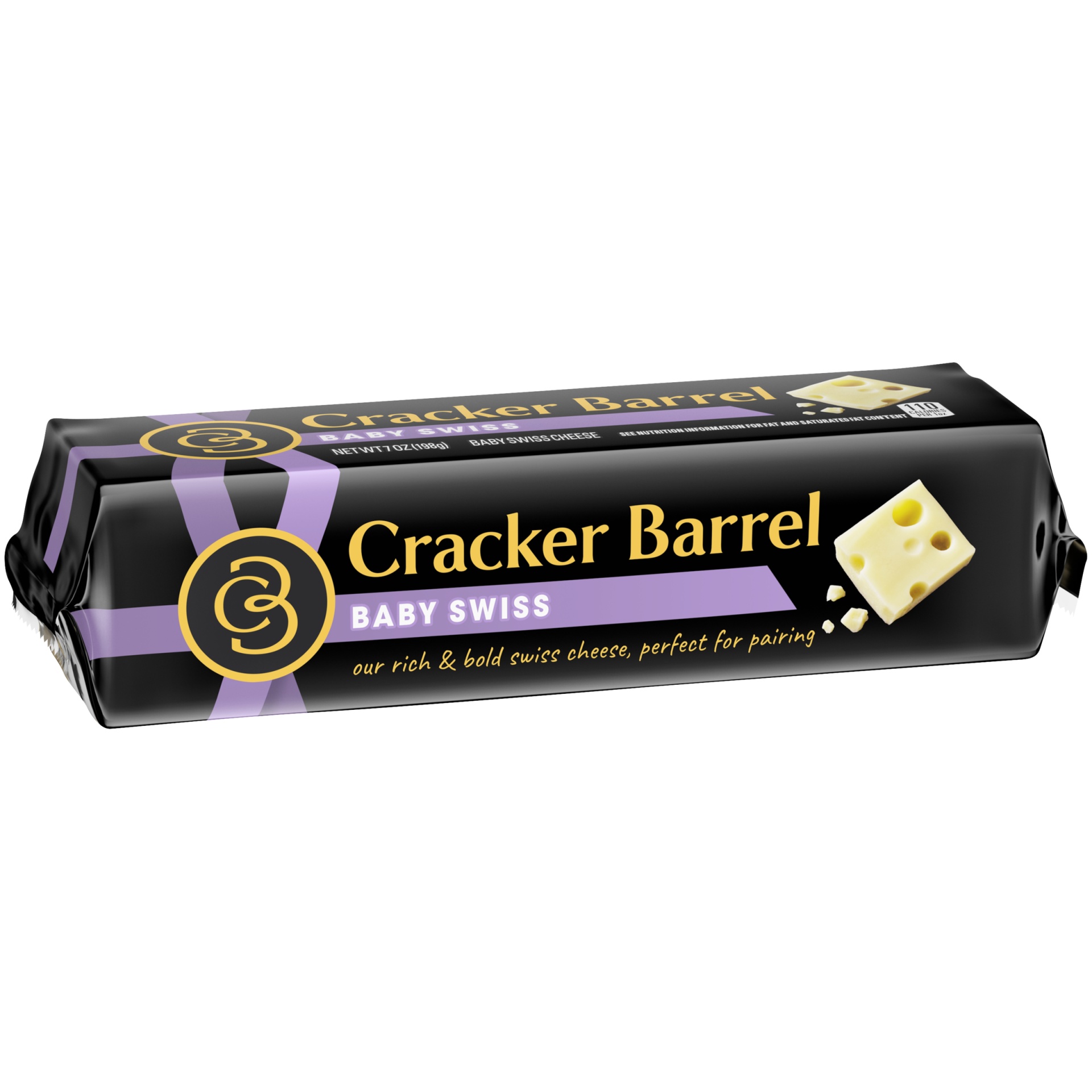 Cracker Barrel Baby Swiss Cheese Block 7 oz Shipt