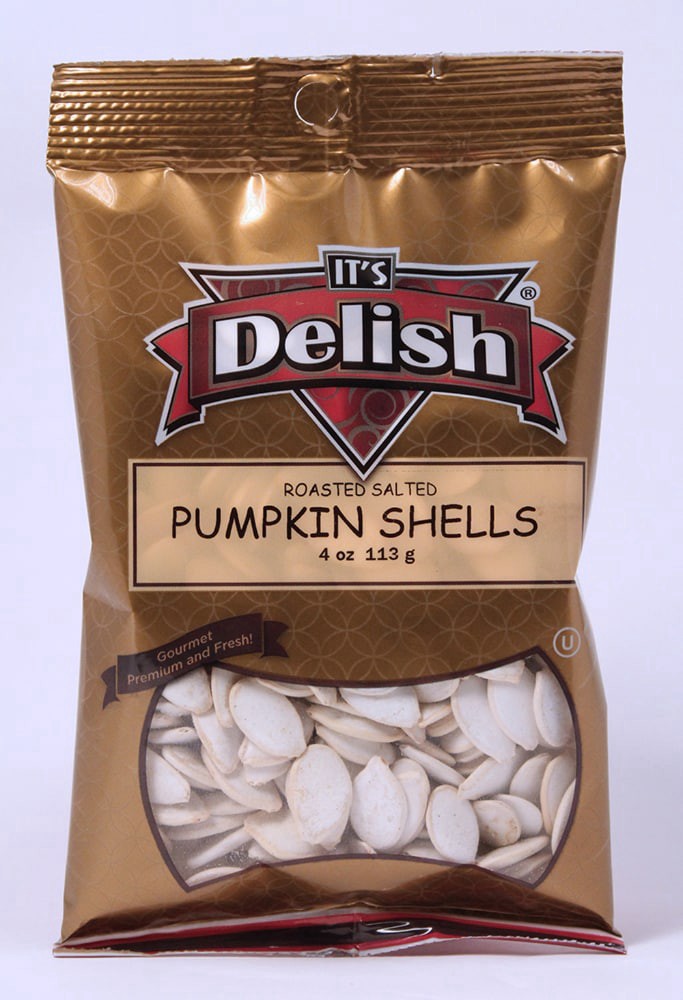slide 1 of 2, It's Delish Roasted Salted Pumpkin Shells - 4 oz, 4 oz