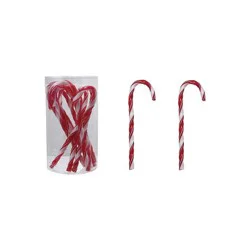 Hy-Vee 5" Plastic Candy Cane Drink Stirrer, Set Of 10