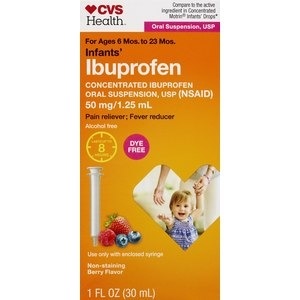 slide 1 of 1, CVS Health Infants' Ibuprofen Oral Suspension, 1 fl oz; 30 ml