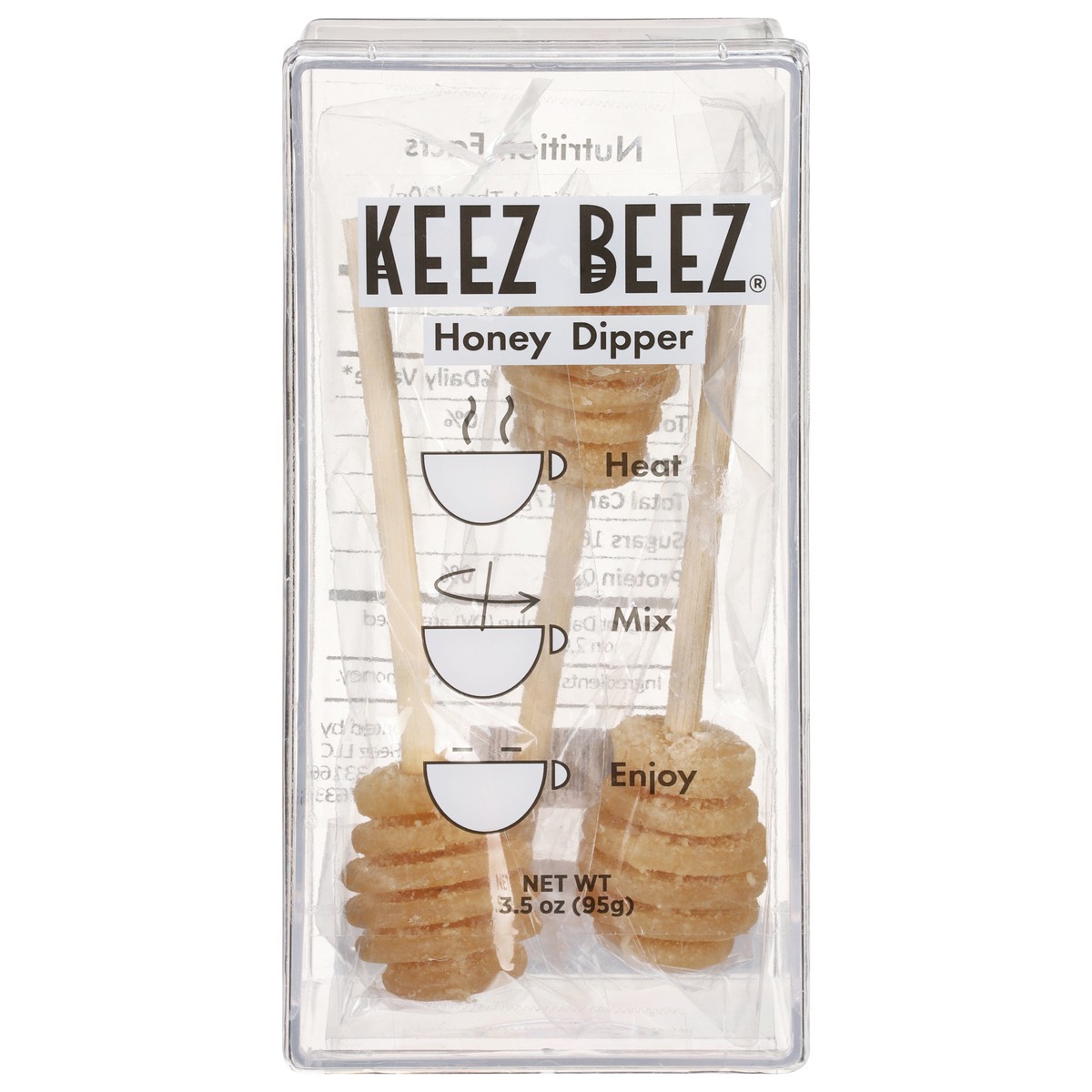 slide 11 of 14, Keez Beez Raw Honey Dippers, 10 oz