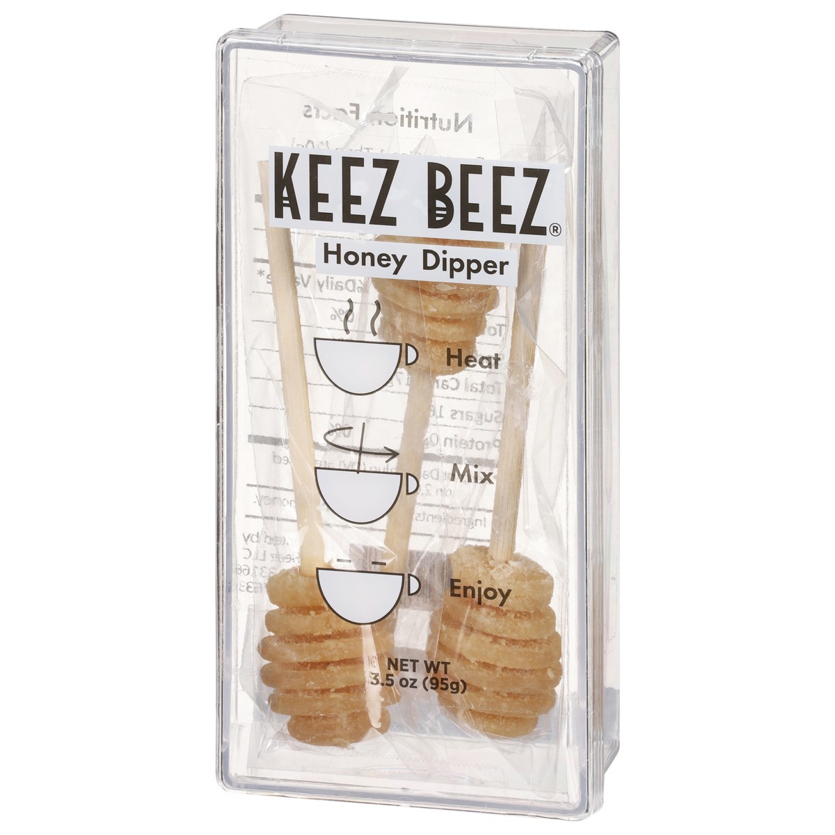 slide 6 of 14, Keez Beez Raw Honey Dippers, 10 oz