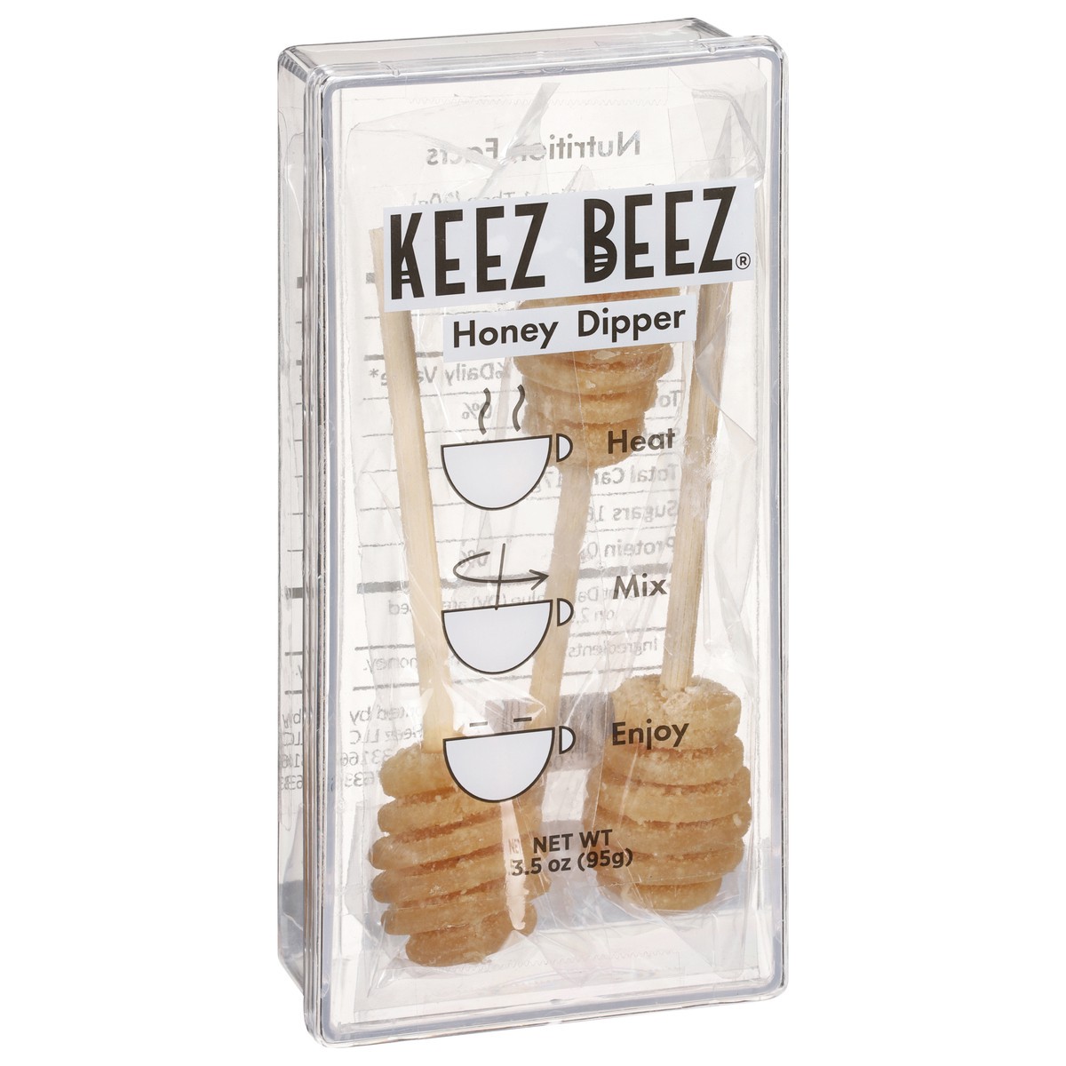 slide 2 of 14, Keez Beez Raw Honey Dippers, 10 oz
