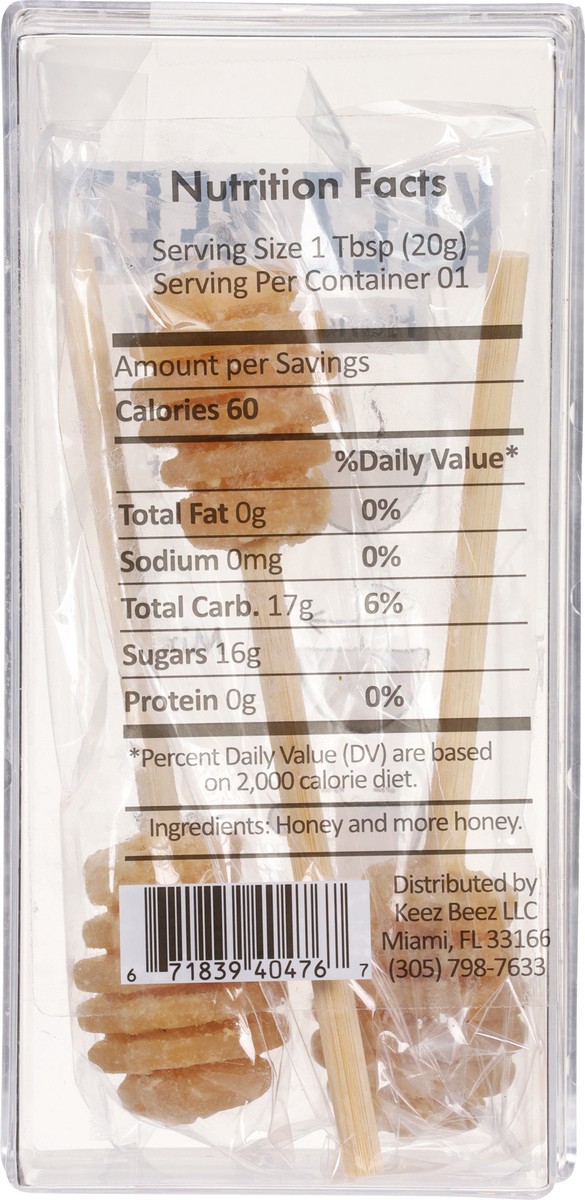 slide 8 of 14, Keez Beez Raw Honey Dippers, 10 oz