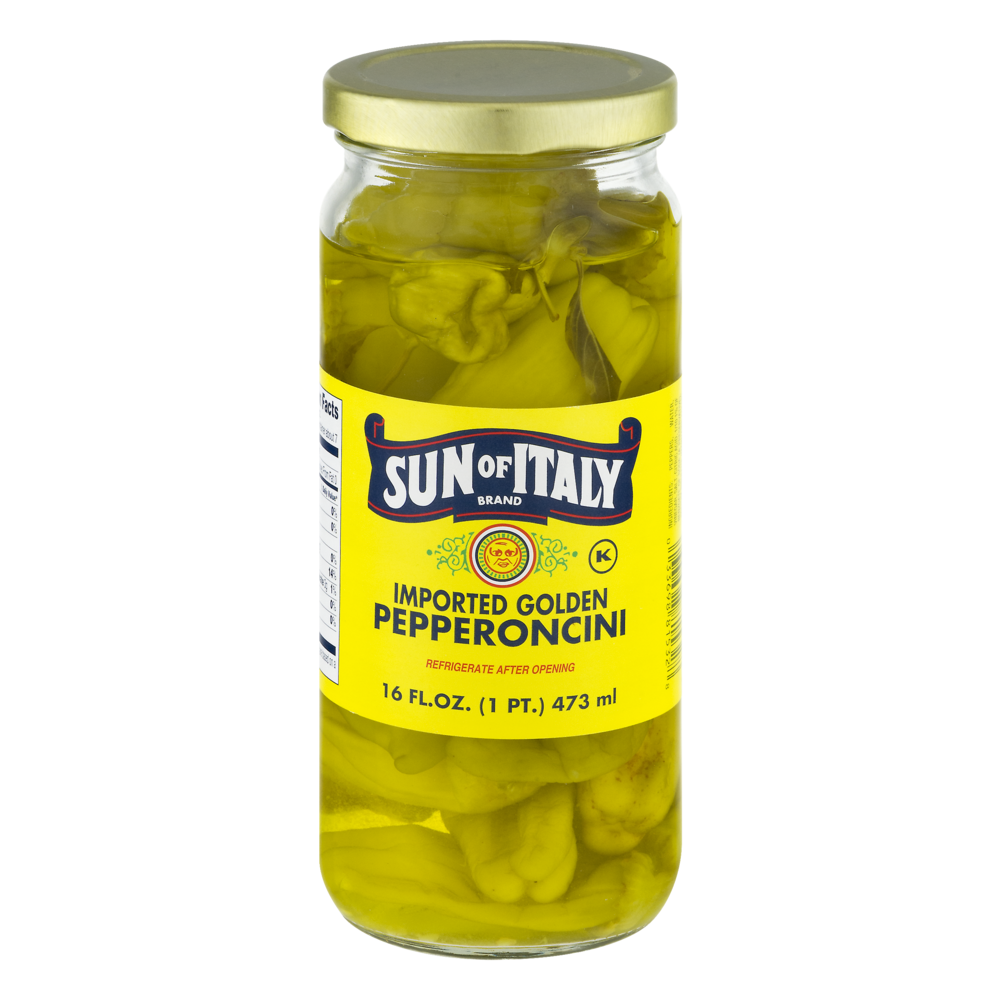 slide 1 of 1, Sun of Italy Pepperoncini - Imported Golden, 