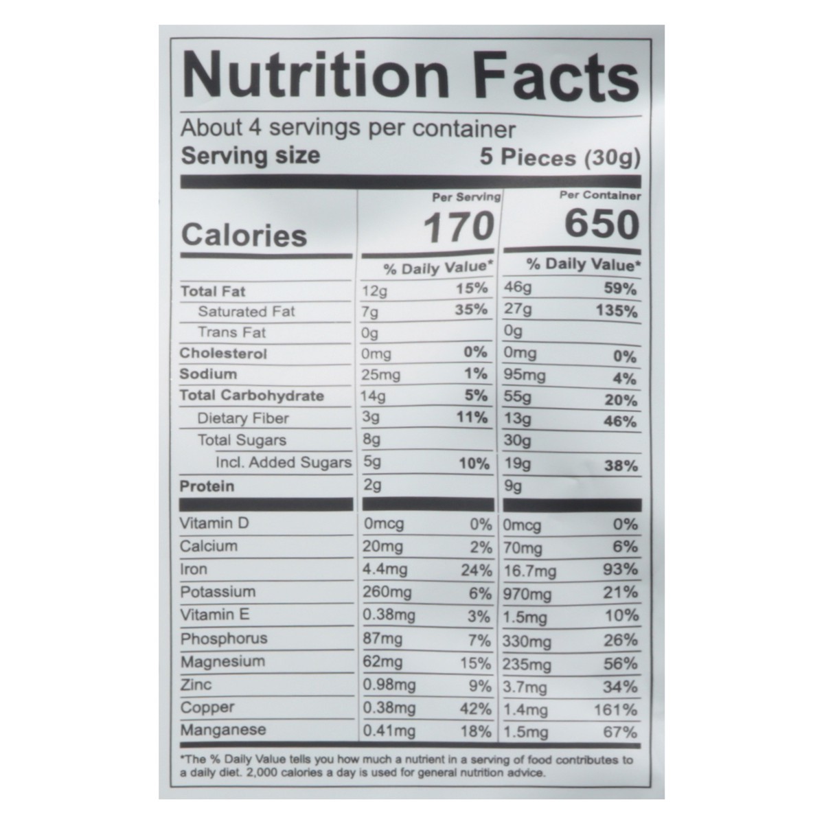 slide 7 of 11, Blue Stripes Dark Chocolate Whole Cacao Beans 4 oz, 4 oz