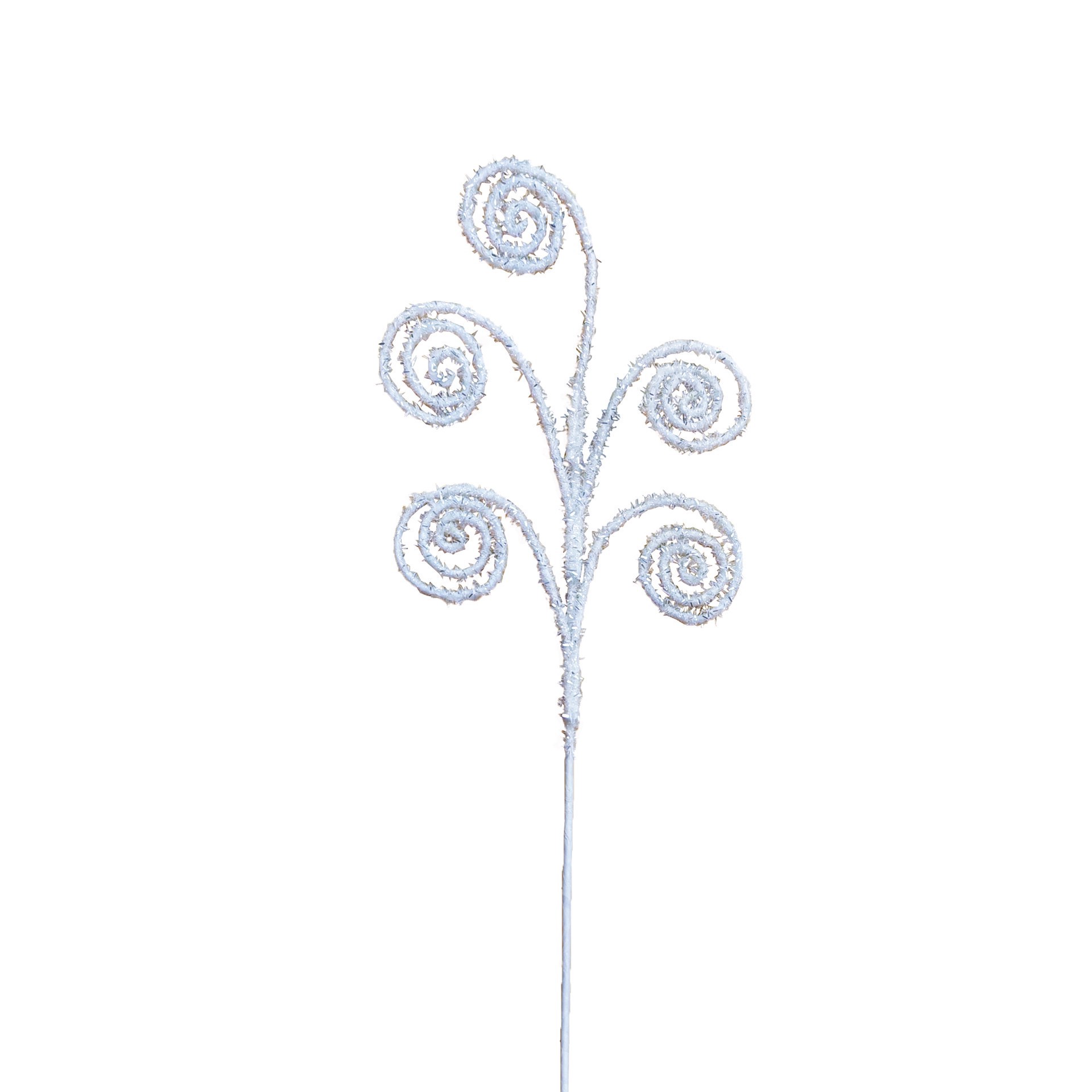 slide 3 of 3, 31" White Tinsel Swirly Stem By Ashland, 31 in