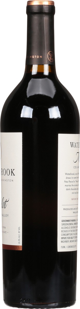 slide 8 of 9, PRECEPT Waterbrook Merlot, 750 ml