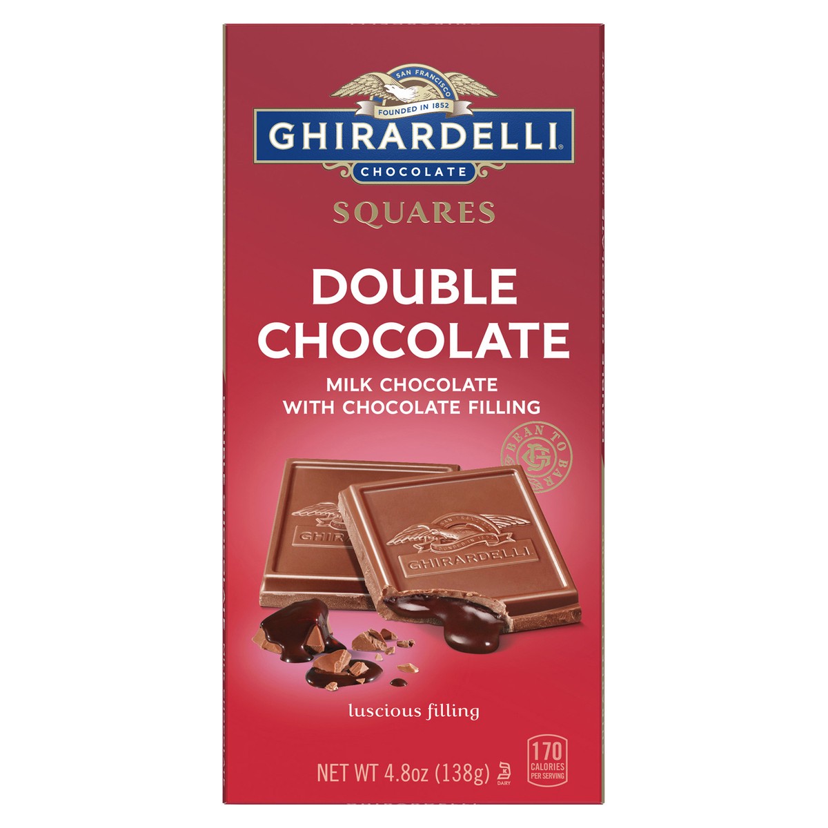 slide 1 of 5, Ghirardelli Double Chocolate Milk Chocolate Bar, 4.8oz, 4.8 oz