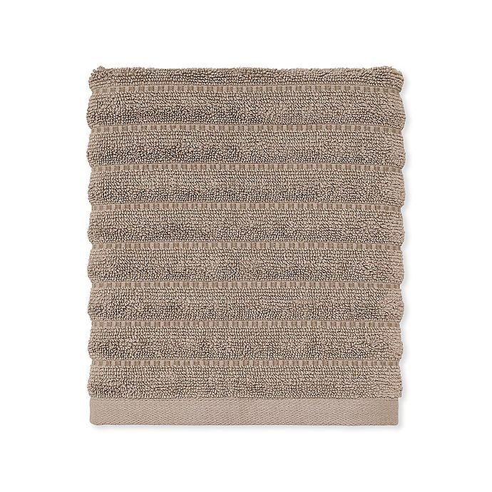 slide 1 of 1, Avanti Ticking Stripe Hand Towel - Tan, 1 ct