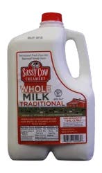 Sassy Cow Creamery Whole Milk Traditional Gallon