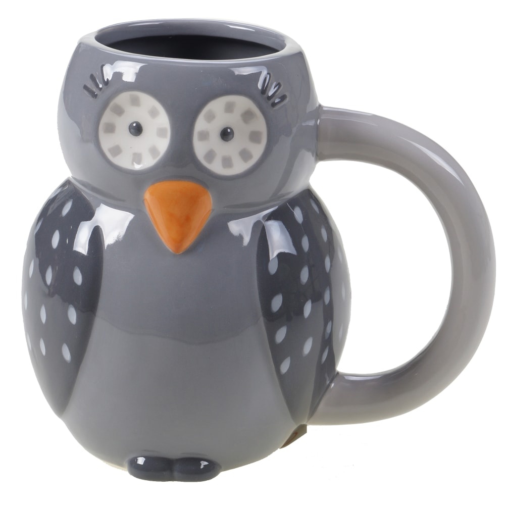 slide 1 of 1, Holiday Home Figural Owl Mug, 1 ct