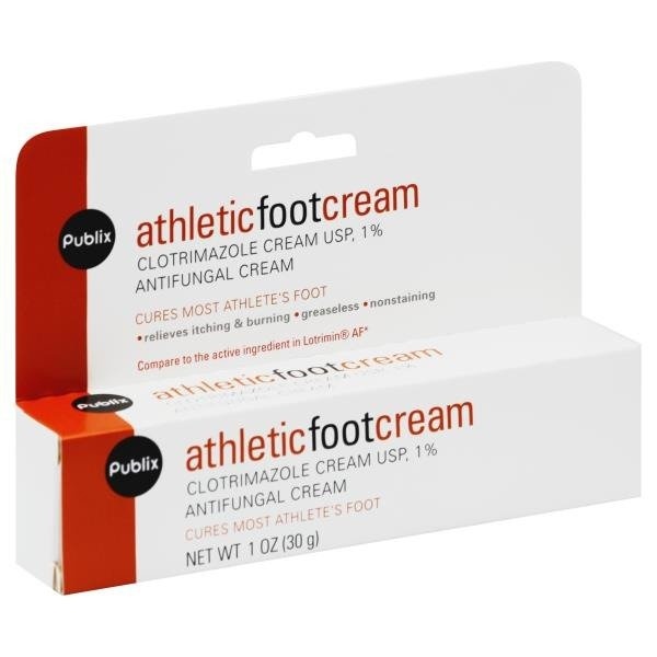 slide 1 of 1, Publix Athletic Foot Cream, 1%, 1 oz
