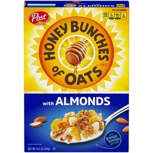 slide 1 of 1, Honey Bunches of Oats Honey Bunch Oats With Almonds Cereal, 14.5 Oz, 14.5 oz