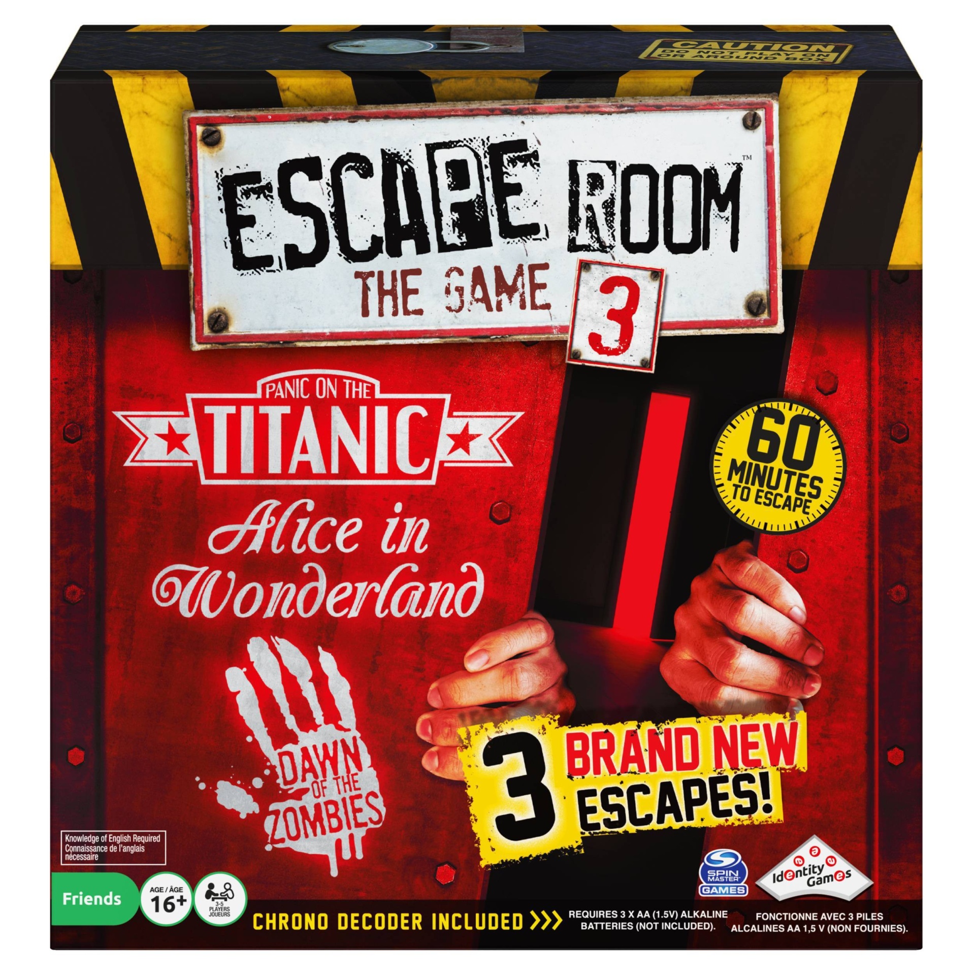 slide 1 of 7, Spin Master Escape Room Version 3 Board Game, 1 ct