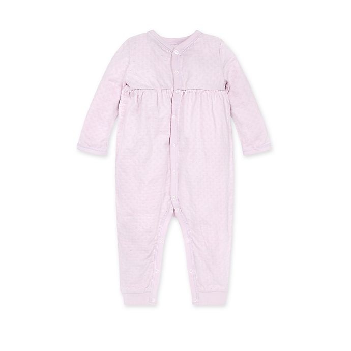 slide 1 of 2, Burt's Bees Baby Honeyomb Pointelle Jumpsuit, 1 ct