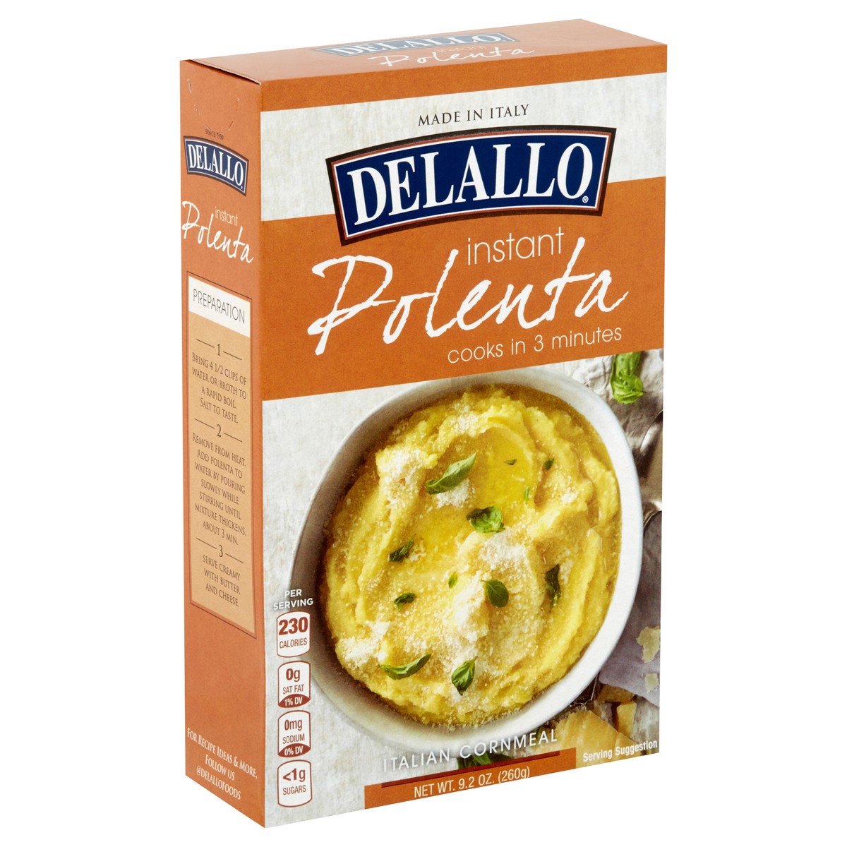 slide 7 of 10, Delallo Polenta Inst 9.200 Oz, 9.2 oz