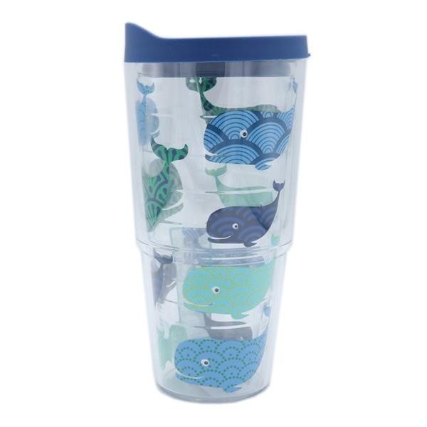 slide 1 of 1, Tervis Whale Pattern 24Oz, 24 oz