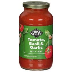 First Street Tomato Basil & Garlic Pasta Sauce