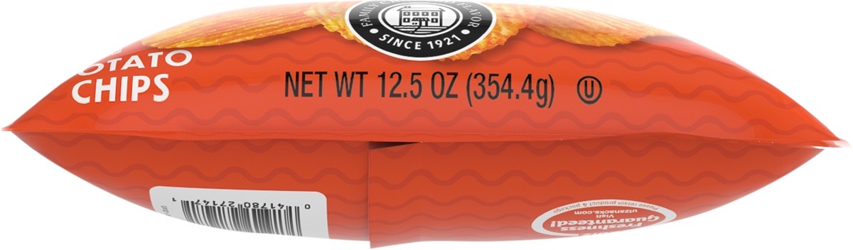 slide 10 of 12, Utz Ripples Potato Chips, Gluten-Free, Barbeque, Party Size, 12.5 oz Bag, 1 ct