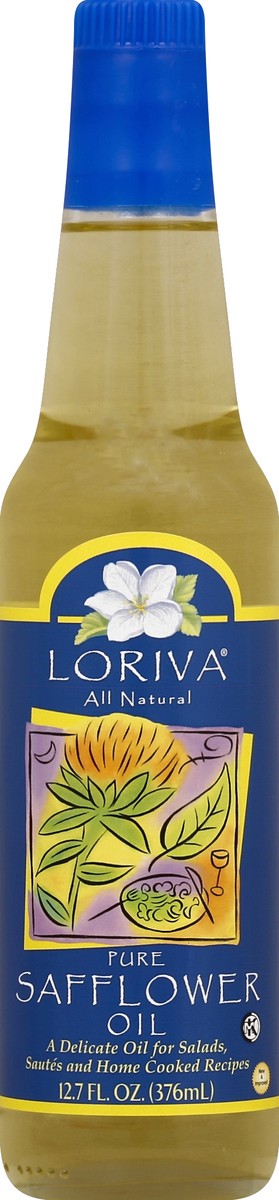 slide 2 of 2, Loriva Safflower Oil, Pure, 12.7 oz