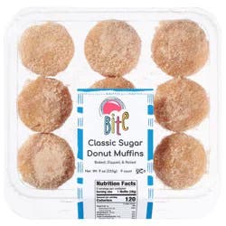 One Bite Classic Sugar Donut Muffins, 9 ct