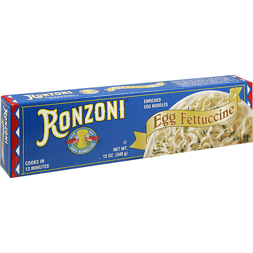 slide 1 of 1, Ronzoni Ronz Strght Egg Fttcini, 12 oz