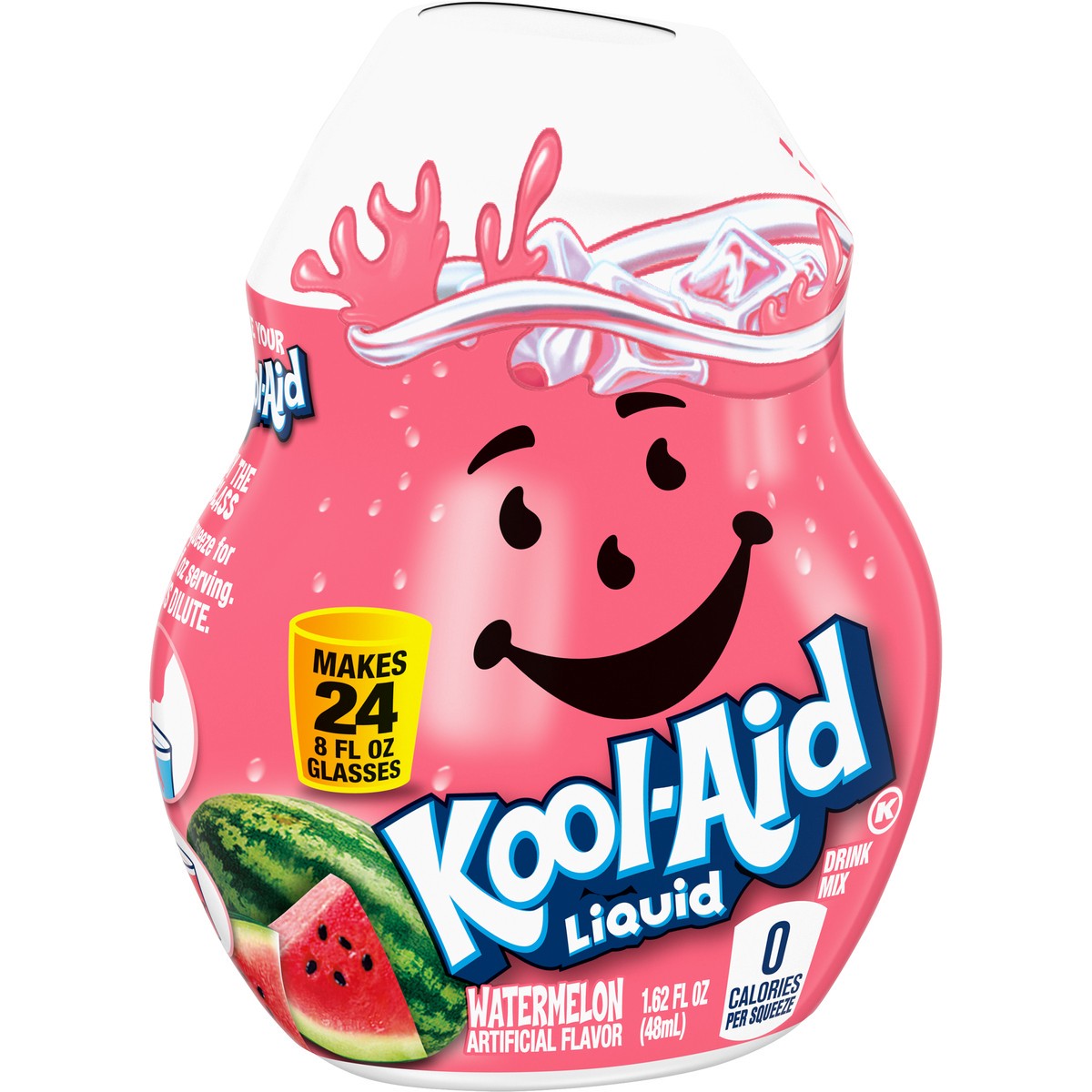 slide 7 of 8, Kool-Aid Liquid Watermelon Artificially Flavored Soft Drink Mix, 1.62 fl oz Bottle, 1.62 fl oz