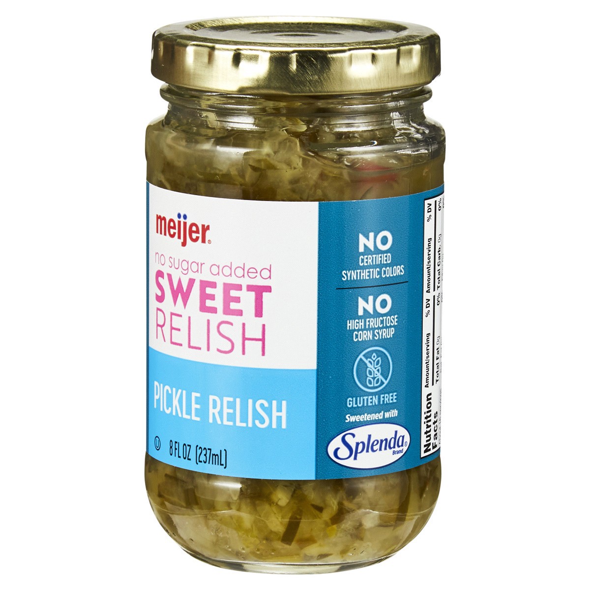 slide 22 of 29, Meijer No Sugar Added Sweet Relish, 8 oz