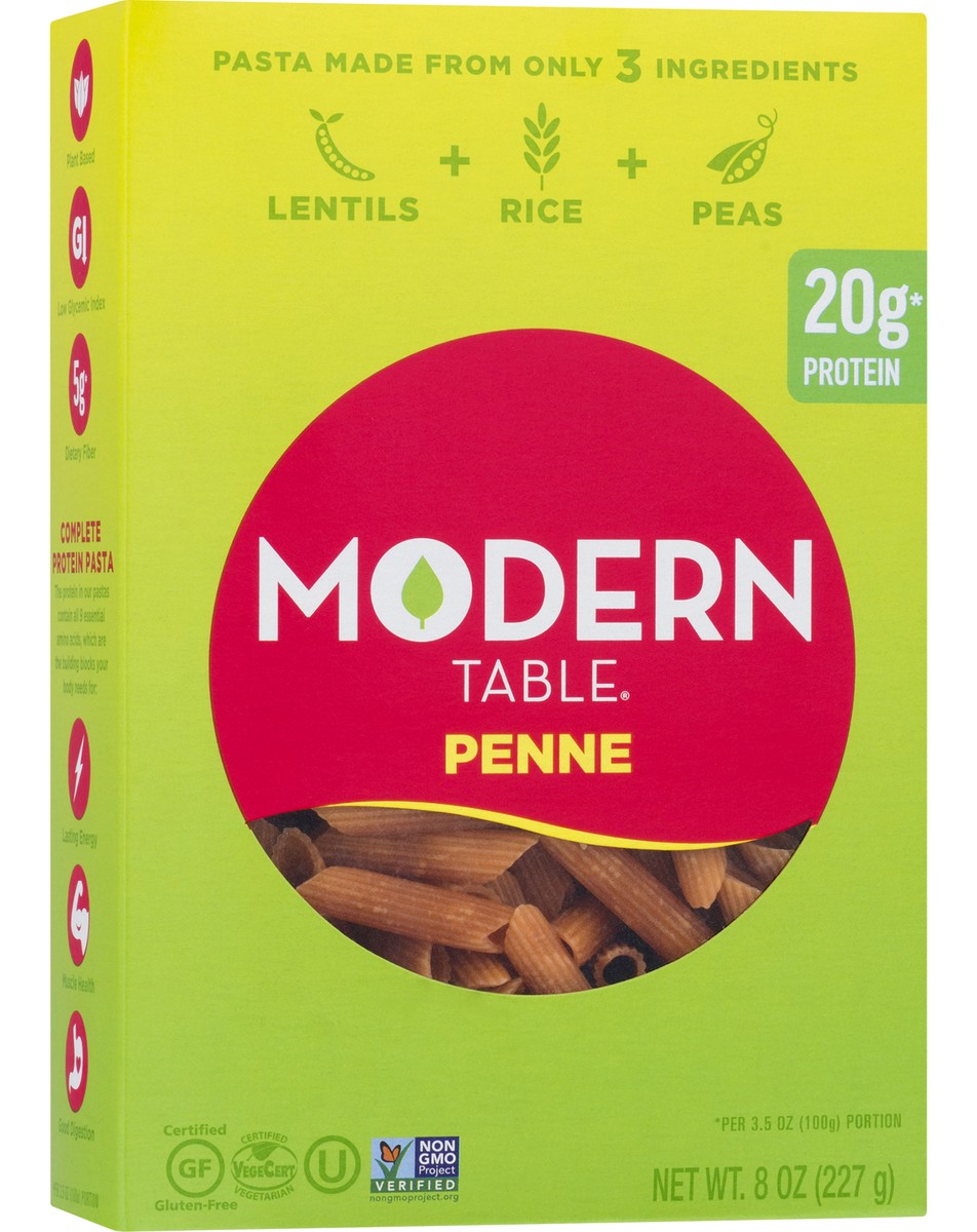 slide 8 of 11, Modern Table Lentil Penne Pasta, 8 oz