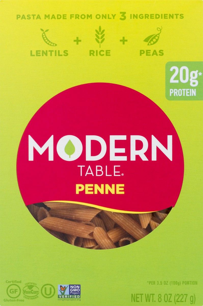 slide 5 of 11, Modern Table Lentil Penne Pasta, 8 oz