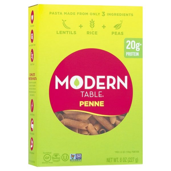 slide 1 of 11, Modern Table Lentil Penne Pasta, 8 oz