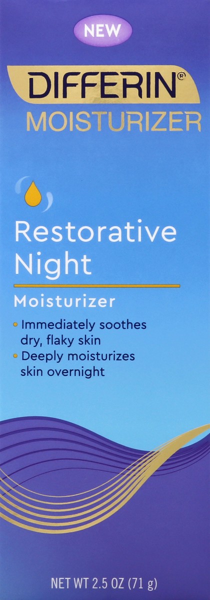 slide 1 of 7, Differin Restorative Night Moisturizer 2.5 oz, 2.50 fl oz