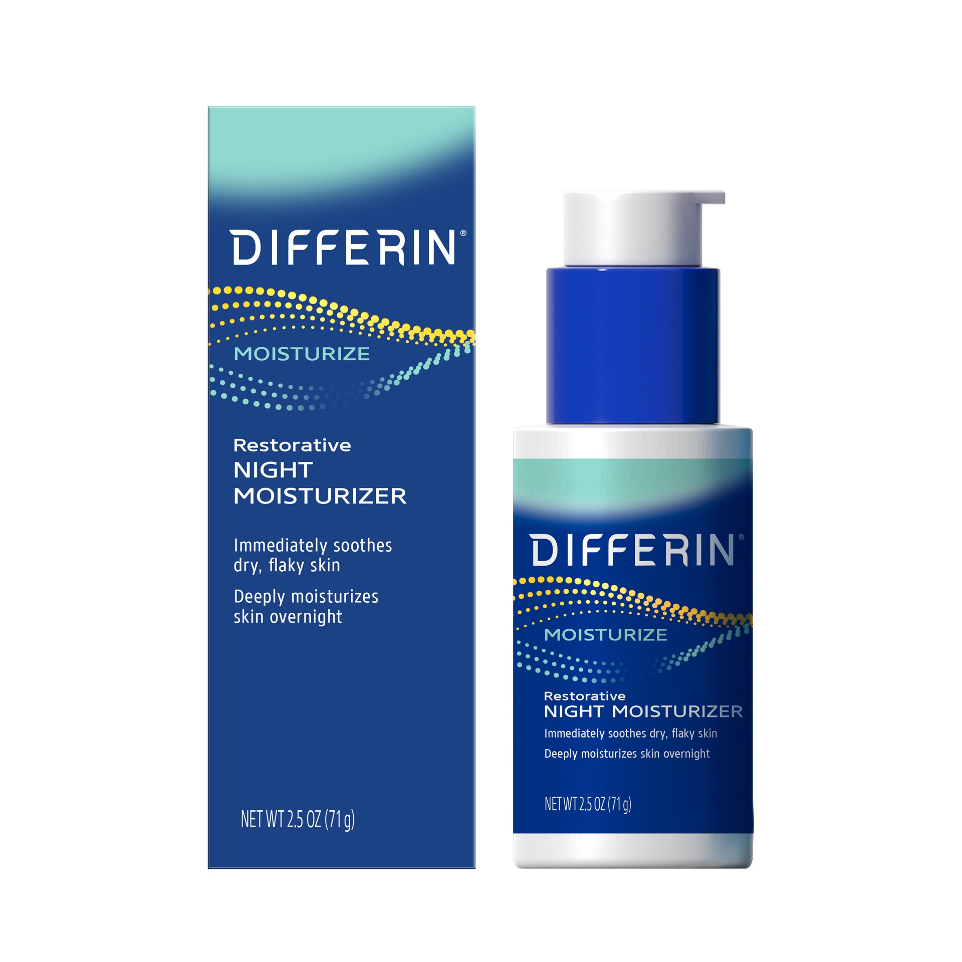 slide 1 of 7, Differin Restorative Night Moisturizer, 2.5 oz, 2.50 fl oz