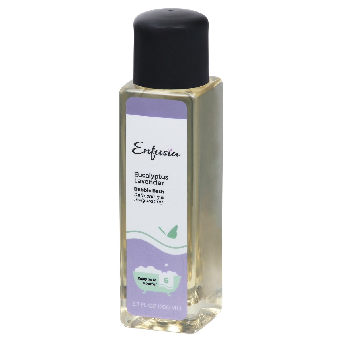 slide 10 of 13, Enfusia Eucalyptus Lavender Bubble Bath 3.3 fl oz, 3.3 oz