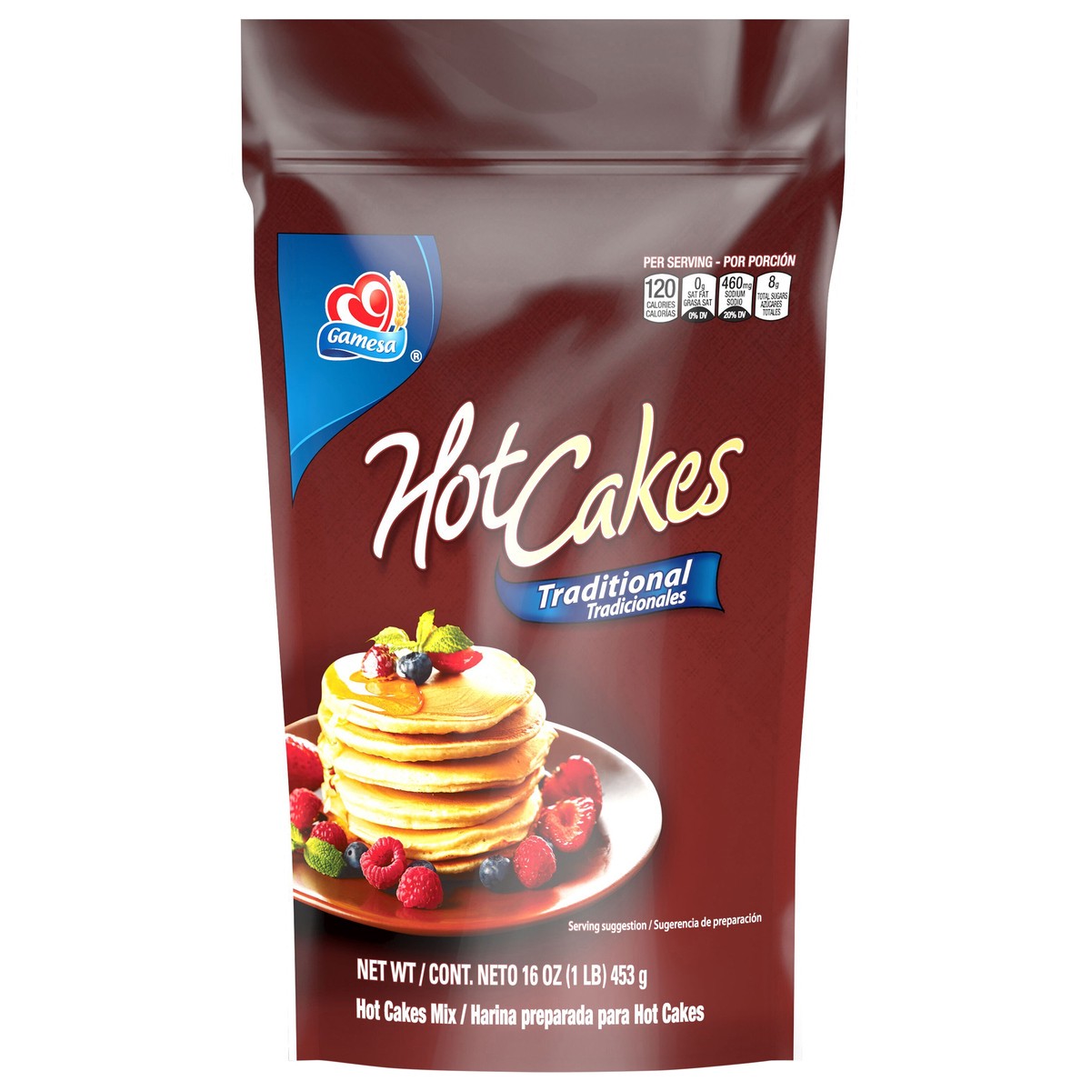 slide 1 of 7, Gamesa Hot Cakes Mix Traditional (Bag), 1 ct