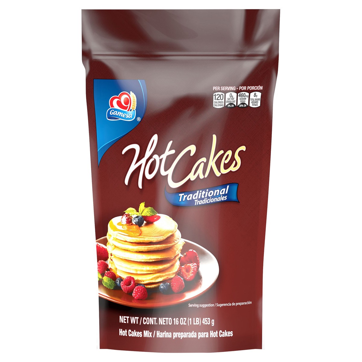 slide 1 of 7, Gamesa Hot Cakes Mix Traditional (Bag), 1 ct