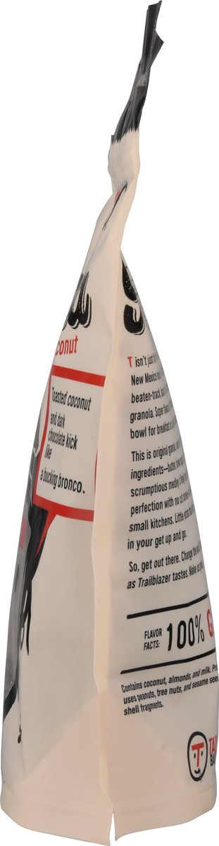 slide 4 of 9, Taos Bakes Trailblazer Gluten Free Dark Chocolate + Toasted Coconut Granola, 10 oz