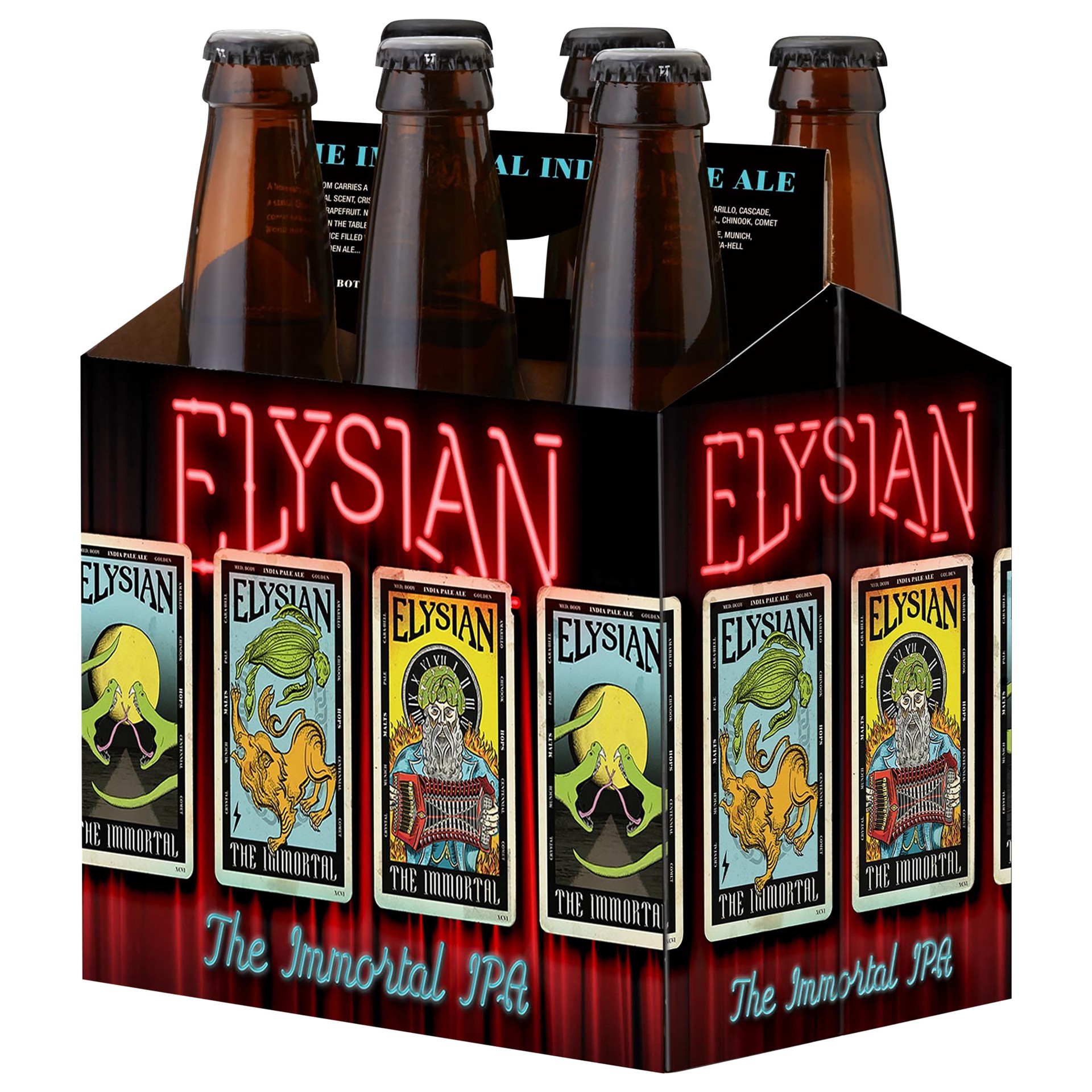 slide 1 of 5, Elysian Brewing Company Immortal IPA, 6-Pack, 12 oz. Bottles, 6 ct; 12 oz