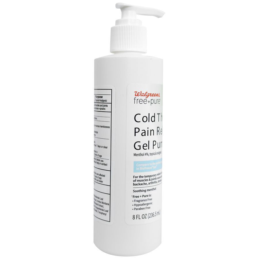 slide 2 of 5, Walgreens Cold Therapy Pain Relief Gel Pump, 8 fl oz