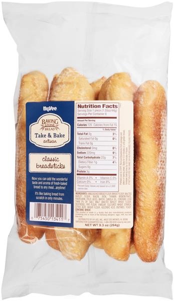 slide 1 of 1, Baking Stone Bread Take & Bake Artisan Classic Breadsticks, 9.3 oz