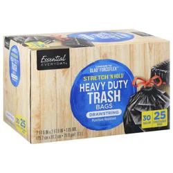 Essential Everyday Drawstring Superflex Trash Bags