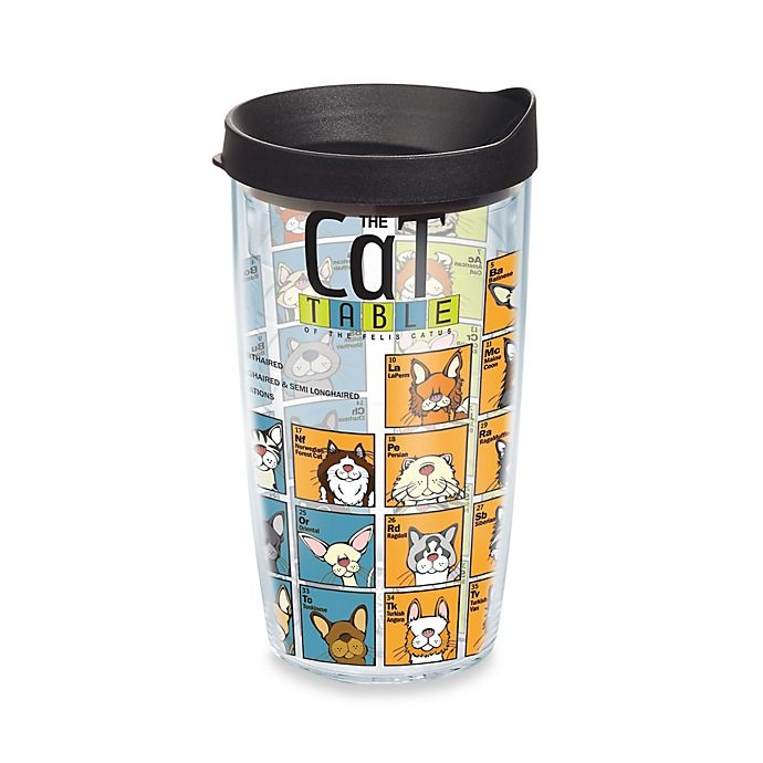 slide 1 of 1, Tervis Cat Periodic Table Tumbler, 16 oz